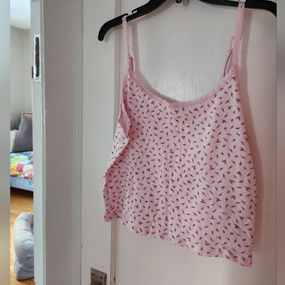 Victoria's Secret Pink Cami Pajama Top XL